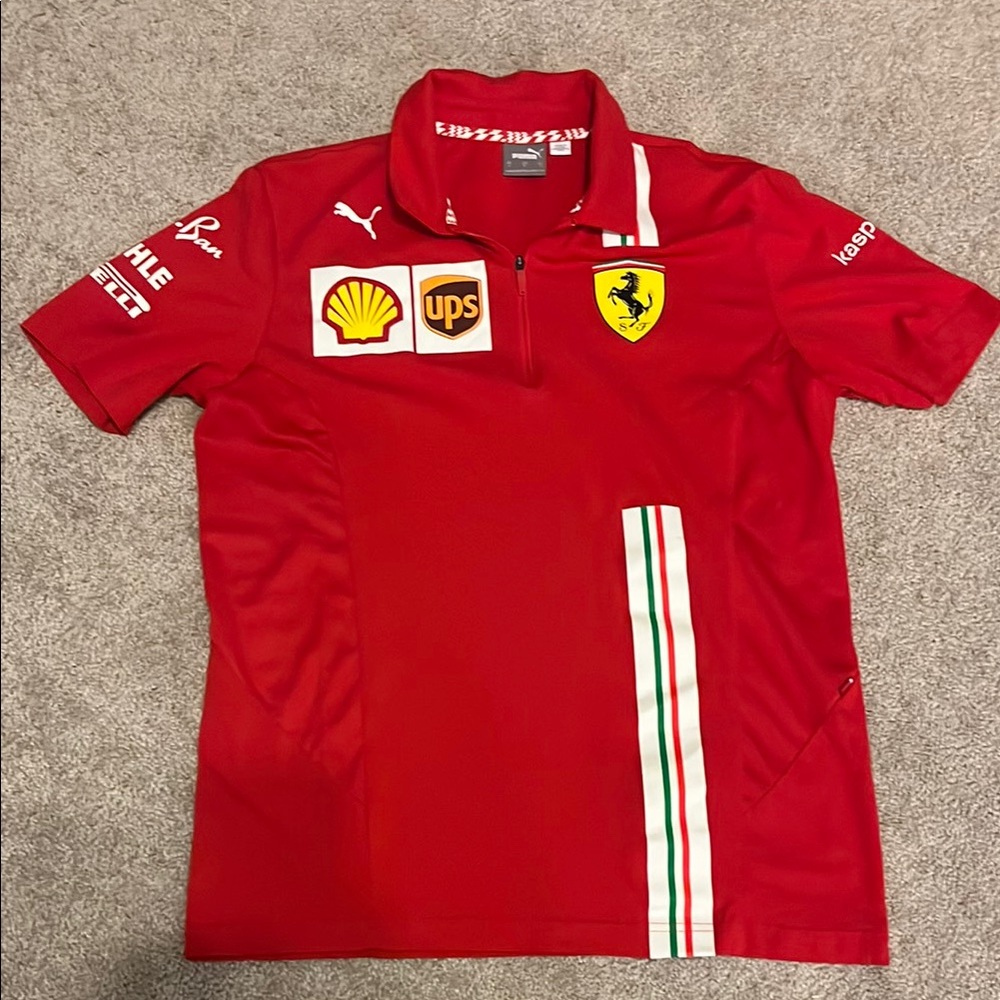 Ferrari Red Men’s Polo Shirt